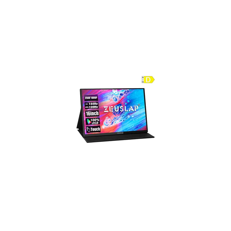 ZEUSLAP P16KT Portable Monitor with a 16-inch 144Hz Touchscreen